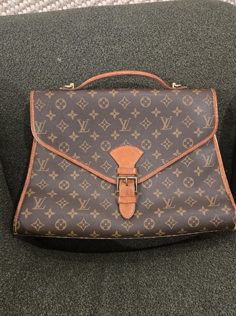 Louis Vuitton Vintage Monogram Serviette Conseiller Briefcase + Strap